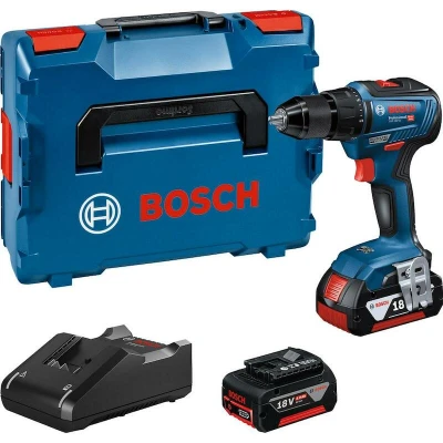 Afbeelding van Bosch Professional GSR 18V 55 06019H5200 Accu schroefboormachine 18 V 4.0 Ah Li ion Brushless, Incl. 2 accus, lader, koffer