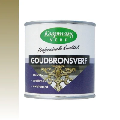 Afbeelding van Koopmans Goudbronsverf 0,25 ltr Huis &amp; Interieur