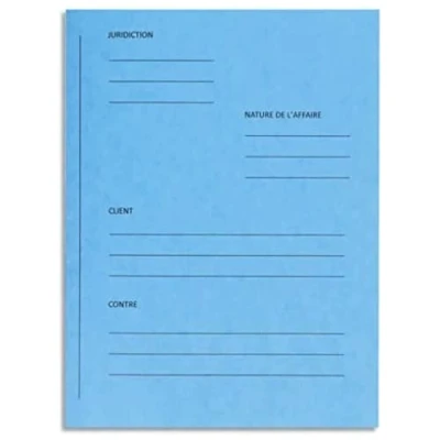 Image de Exacompta 220102e pack de 25 chemise cartonnée sans rabat pour avocats x 32 cm turquoise