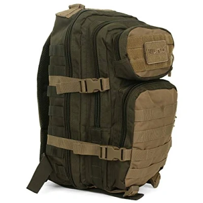 Image de Mil Tec Miltec Sac À Dos Us Assault Pack Pet. Ranger Green/Coyote, a Unisex, Vert, Taille Unique, unique