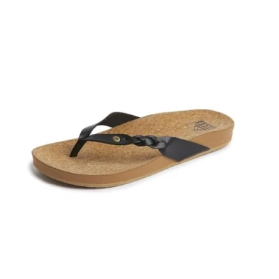 Afbeelding van Reef Cushion Court Teenslippers Twistblack