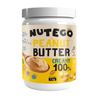 Afbeelding van Nutego 100% romige pindakaas 1 kg