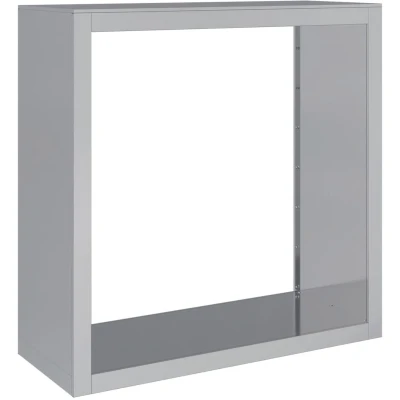 Afbeelding van vidaXL Haardhoutrek 100x40x100 cm gegalvaniseerd staal