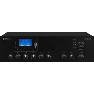Afbeelding van Monacor PA 812DAP versterker 120 W 1 kanaals zone
