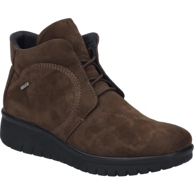 Afbeelding van Josef Seibel Sportieve veterschoenen, Dames, Maat: 42, Castagne Textiel