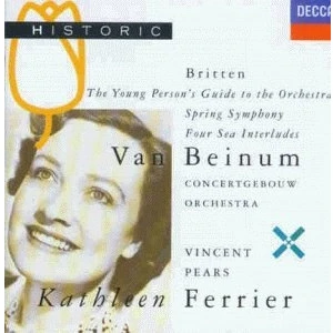 Afbeelding van BRITTEN: YOUNG PERSON&#039;S GUIDE TO THE ORCHESTRA / SPRING SYMPHONY ..