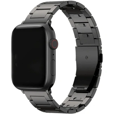 Afbeelding van Apple watch Titanium band Space grey Geschikt voor 38mm / 40mm 41mm