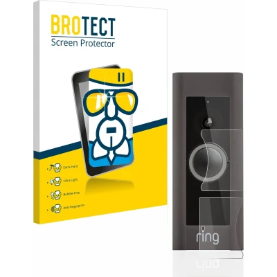 Afbeelding van BROTECT Screenprotector voor Ring Video Doorbell Pro Folie Beschermfolie Beschermglas transparant