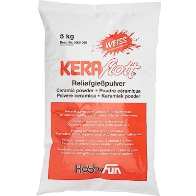 Afbeelding van KERAflott Reliëf gietpoeder Wit 5 kg zak Volwassenen