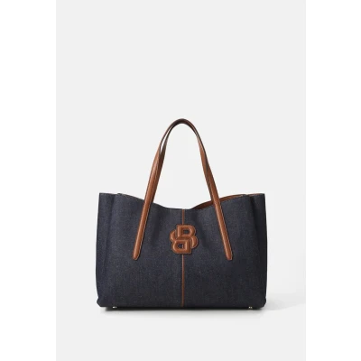 Afbeelding van BOSS Anett TOTE Handtas, Dames, Maat: One Size, Open blue