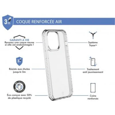 Afbeelding van Force Case, Versterkte hoes Geschikt voor Apple iPhone 13 Pro AIR, Transparant