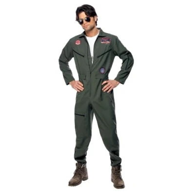 Afbeelding van Top Gun overal Piloten kostuum heren Maat L 52 54