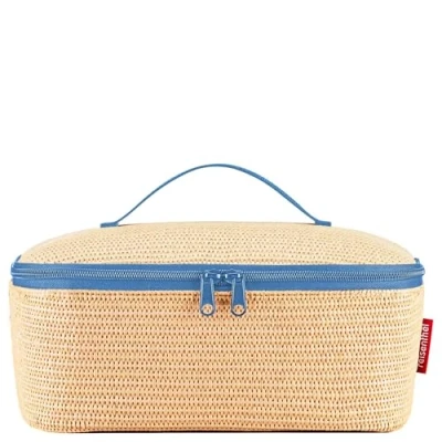 Afbeelding van Reisenthel Coolerbag M Pocket Koeltas 4,5L Raffia Blauw