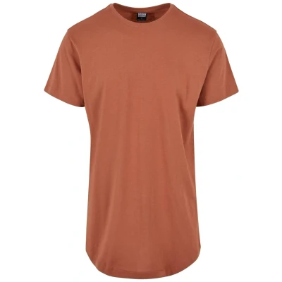 Afbeelding van Urban Classics Shaped LONG Tshirt basic, Heren, Maat: XXL, Terracotta