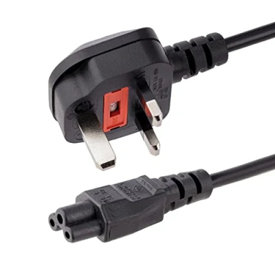 Afbeelding van Kabels: Stroomkabels: Stroom: extern: StarTech 1m C5 UK Laptop Power Cord BS 1363