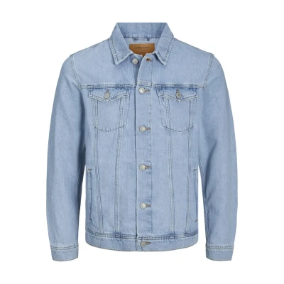 Afbeelding van Jack &amp; Jones MF 023 NOOS Spijkerjas, Heren, Maat: Small, Blue denim