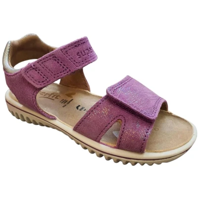 Afbeelding van Superfit Sparkle Sandalen voor kinderen, Maat: 27, Lila/silber Leer