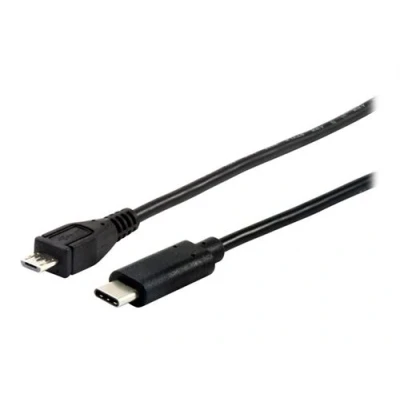 Image de Equip Câble USB Micro de type B (M) pour C 2.0 3 A 1 m moulé noir