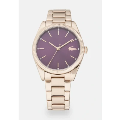 Afbeelding van Lacoste Capucine Horloge Rose goldcoloured/purple, Dames, Maat: One Size, gold coloured/purple