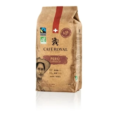 Afbeelding van Café Royal Peru Bio Fairtrade Classico Koffiebonen, 0,50 kg