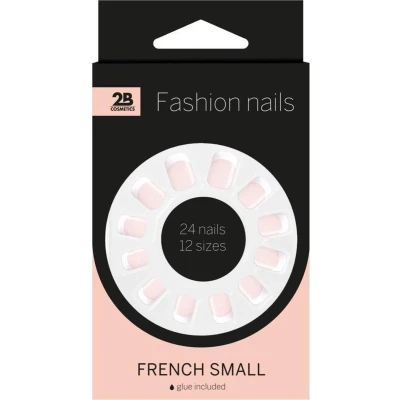 Afbeelding van 6x 2B Nepnagels French Small 26 stuks