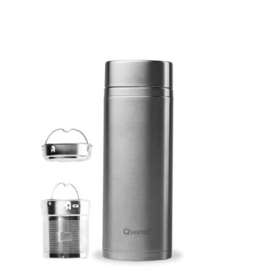 Image de Théière isotherme Inox 400mL Qwetch