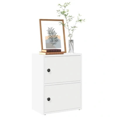 Afbeelding van vidaXL Boekenkast 40x24x52 cm bewerkt hout wit