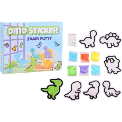 Afbeelding van Maak je eigen dino foam sticker 28180