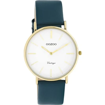 Afbeelding van OOZOO Vintage Classics rosé goudkleurige horloge met metalen mesh armband C10977