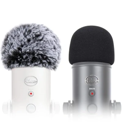 Afbeelding van SUNMON Blue Yeti 2 stuks schuimpopfilter voor Pro USB condensatormicrofoon, popfilter binnen en buiten