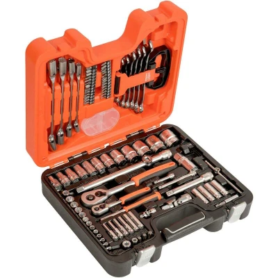 Afbeelding van Bahco S910 91 delige dopsleutelset in koffer 1/4&quot; en 1/2&quot;