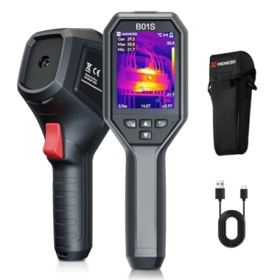 Image de HIKMICRO B01S SuperIR Caméra thermique 256 x 192 résolution infrarouge, WiFi, 25 Hz, écran LCD 3,2&quot; avec une de 640 480 pixels, infrarouge NETD&lt; 40 mk, 20 C 550