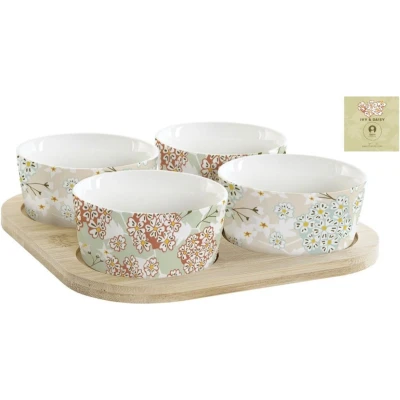 Afbeelding van Snackdienblad DKD Home Decor 19,7 x 1 cm Groen Keramiek