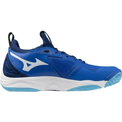 Afbeelding van Mizuno WAVE MOMENTUM 3 Volleybalschoenen Mugen blue/white/estate blue Dames/Heren Maat 48,5