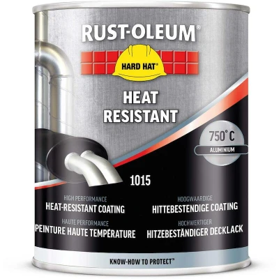 Afbeelding van Rust oleum hittebestendige coating 750 ml, aluminium, blik