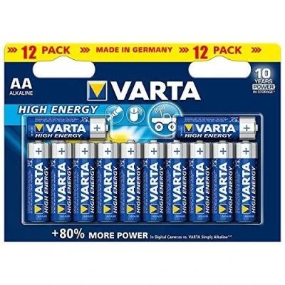 Afbeelding van Leuke aA varta high energy cimbaal alkaline batterijen (batterij) 10 stuks