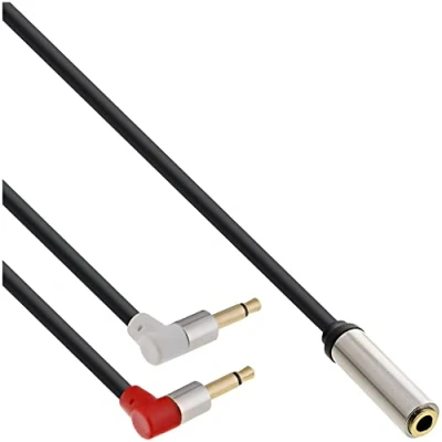Afbeelding van Premium 3,5mm Jack vliegtuigadapter 0,15 meter