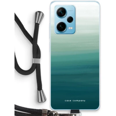 Afbeelding van Case Company® hoesje met Koord geschikt voor Xiaomi Redmi Note 12 Pro Plus Ocean Telefoonhoesje Zwart Bescherming aan alle Kanten en Over de Schermrand