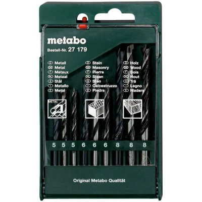 Afbeelding van Metabo 627179000 Metaal spiraalboorset 9 delig 1 stuk(s)