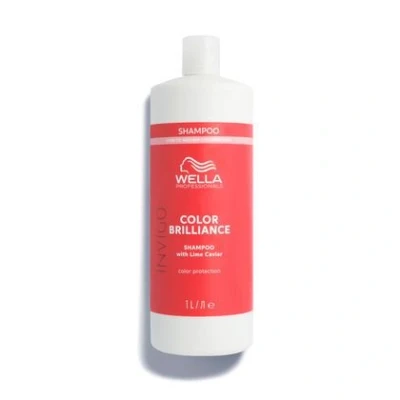 Afbeelding van Wella Invigo Color Brilliance Shampoo Gekleurd &amp; Fijn Haar 1000ml Haibu by Kapperskorting.com