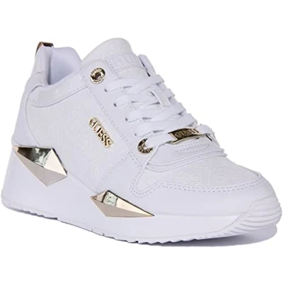 Afbeelding van Guess Tallyn Sneakers laag, Dames, Maat: 41, White Hoogwaardig imitatieleer