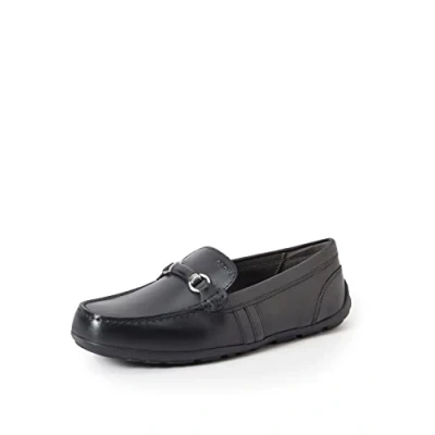 Afbeelding van Geox J New Fast Boy C, School Uniform Schoen Jongens, zwart.