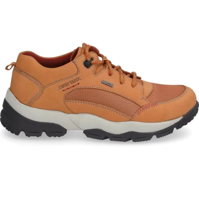 Afbeelding van Josef Seibel Philippa Sneakers laag, Dames, Maat: 37, Orange kombi Leer en textiel