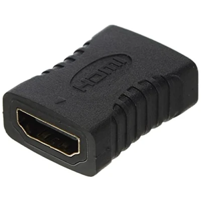 Image de HDSupply Adaptateur DVI Mâle vers HDMI Femelle, Plaqué Or, FullHD, 1080p, Noir