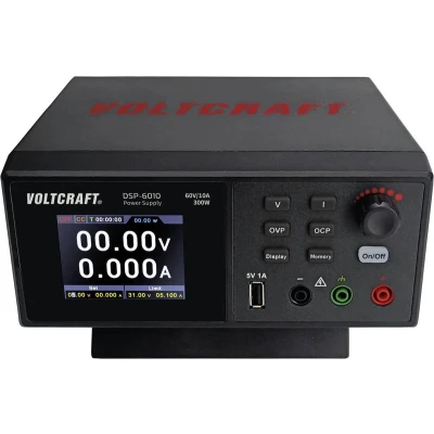 Afbeelding van VOLTCRAFT DSP 6010 Labvoeding, regelbaar 0 60 V 10 A 300 W USB 2.0 bus Op afstand bedienbaar Aantal uitgangen: 1 x