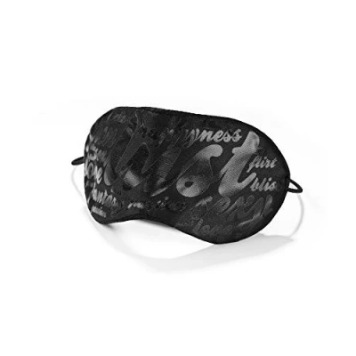 Image de BIJOUX INDISCRETS Blind Passion Mask Masque Sensuel pour Jeu de Role Erotique en Couple, Satin Noir