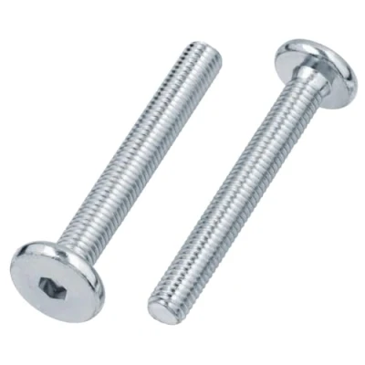 Afbeelding van M6 M8 platte kop schroeven met binnenzeskantige meubelschroeven, kop, connector (10, x 30)