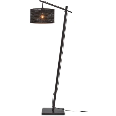 Afbeelding van GOOD&amp;MOJO Vloerlamp Java Bamboe Zwart 58x32x150cm