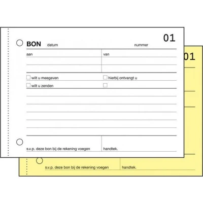 Afbeelding van Expres bonboekje 2x50 vel 40250