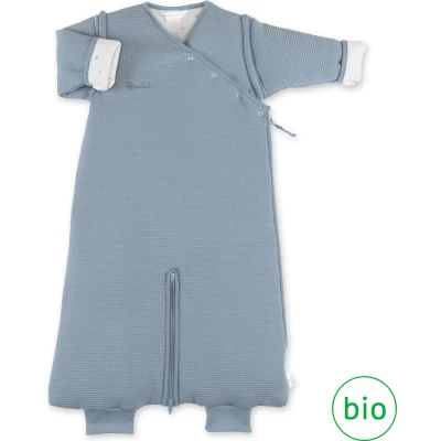 Afbeelding van BEMINI Babyslaapzak MAGIC BAG 4 12m TOG 2.5 Pady waffle + jersey bio Stone